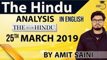 The Hindu Editorial Free PDF Download of 25th Mar 2019