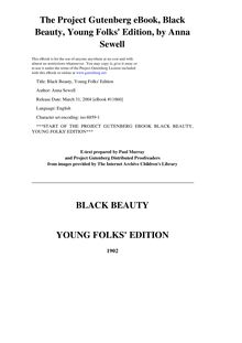 Black Beauty, Young Folks  Edition