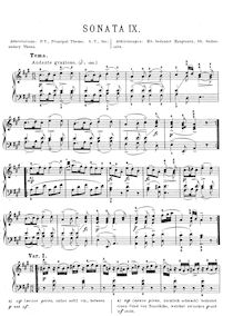 Partition complète, Piano Sonata No.11, Alla Turca, A major, Mozart, Wolfgang Amadeus par Wolfgang Amadeus Mozart
