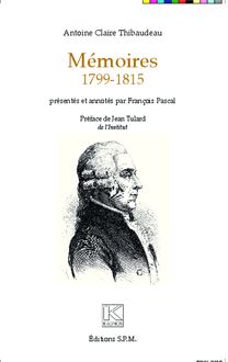 Mémoires 1799-1815