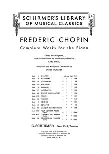 Partition complète (scan), Scherzo No.1, B minor, Chopin, Frédéric