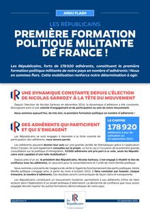 Les Républicains : première formation politique de France