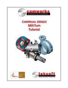 CAMWorks 2006EX Mill-Turn Tutorial 