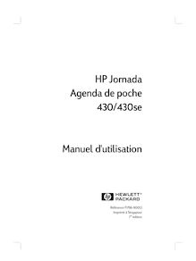 Notice Ordinateur de poche HP  Jornada 430