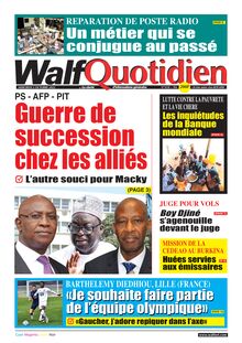 Walf Quotidien n°9156 - du mercredi 5 octobre 2022