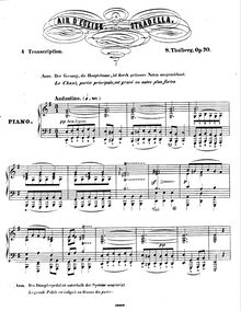 Partition , Transcription of Stradella s  Air d église , L Art du Chant appliqué au Piano, Transcriptions des célèbres Oeuvres des grandes Maitres, Op.70