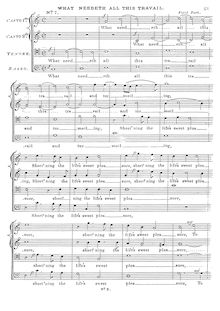 Partition madrigaux pour four voix, madrigaux - Set 1, Wilbye, John