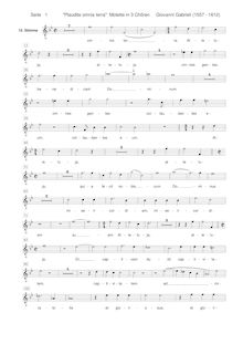 Partition Ch.3 - ténor [G2 clef], Sacrae symphoniae, Gabrieli, Giovanni