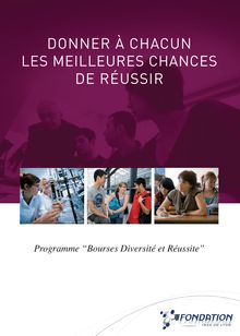 Programme Bourses Diversité & Réussite - DONNER À CHACUN LES ...