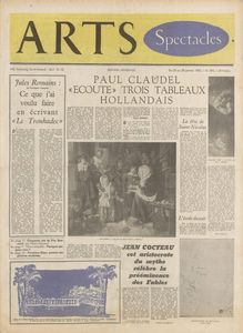 ARTS N° 395 du 23 janvier 1953