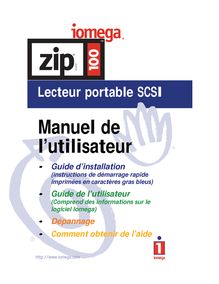 EN362000 Zip SCSI Manual