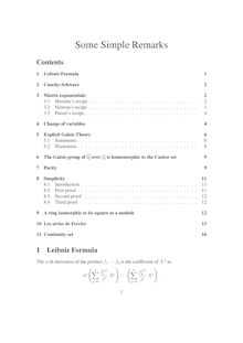 Leibniz Formula