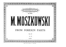 Partition complète, From Foreign parties, Op.23, Moszkowski, Moritz