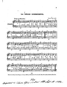 Partition complète, La belle Bohémienne en G major, Op.32, La belle Bohémienne: Tempo di Mazurka