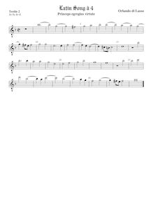 Partition viole de gambe aigue 2, octave aigu clef, Transcriptions pour 4 violes de gambe