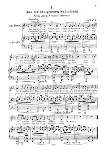 Partition complète, 12 Gesänge, Op.5, Various, Franz, Robert