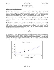 Chem 222 Excel Tutorial+Calib Curve
