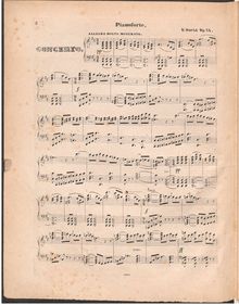 Partition complète & , partie, violon Concerto No.2, Op.14