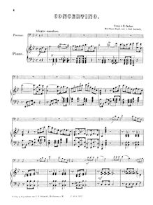 Partition de piano, Concertino, B♭ Major, Sachse, Ernst