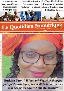 Le Quotidien Numérique d’Afrique n°1962 - du mercredi 15 juin 2022