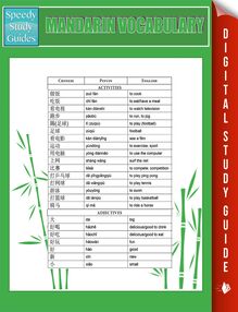 Mandarin Vocabulary (Speedy Study Guides)