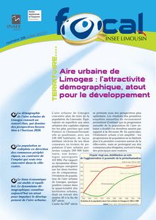 Aire urbaine de Limoges : l attractivité démographique, atout pour le développement