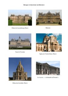 Baroque et classicisme (architecture) Palais du Luxembourg (Paris ...