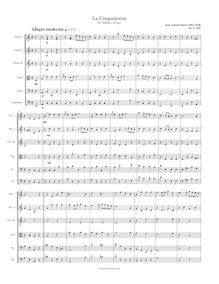 Partition Score et parties pour corde orchestre, Deux pièces pour violoncelle et Piano