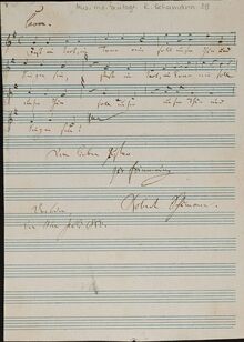 Partition complète, Fest im Takt, im Tone rein, Op.68 Anh., Canon par Robert Schumann
