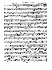 Partition violon, 3 flûte quatuors, Op.45, Trois nouveaux quatuors pour flûte, violon, alto et violoncelle