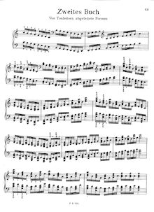 Partition Buch 2: Von Tonleitern abgeleitete Formen, Klavierübung en 10 Büchern