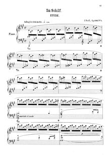 Partition complète, 4 Piano pièces, Op.196, Raff, Joachim