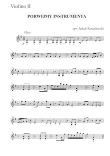Partition violons II, Porwijmy instrumenta, Folk Songs, Polish