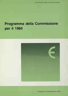 Programma della Commissione per il 1984