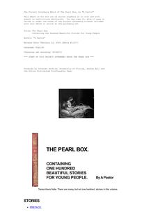 The Pearl Box - Containing One Hundred Beautiful Stories for Young People