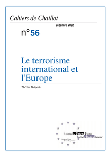 Le terrorisme international et l Europe