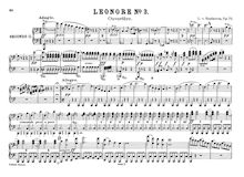 Partition Piano 2, Leonora Overture No. 3, C major, Beethoven, Ludwig van