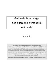 Examens imagerie medicale guide méthodologique méthodologique