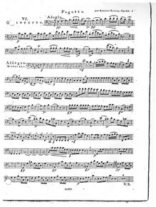 Partition basson, Quintuor VI en Fa majeur, Op.88 No.6, Wind Quintet No.6, Op.88 No.6