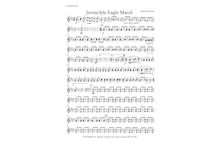 Partition cor 1/2 (F), pour Invincible Eagle, D major/G major, Sousa, John Philip