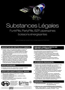 Substances Légales FunkPills, PartyPills, BZP, piperazines ...