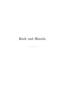 Partition Complete Book, Bach und Händel, Ramann, Lina