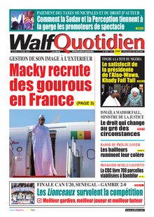 Walf Quotidien N° 9290 - du lundi 13 mars 2023