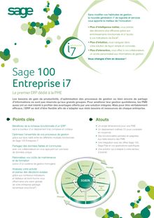 Sage 100 Entreprise i7