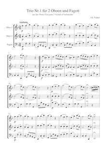 Partition complète, 15 Short Trios, 15 Petits Trios pour 2 Violons et Violoncelle