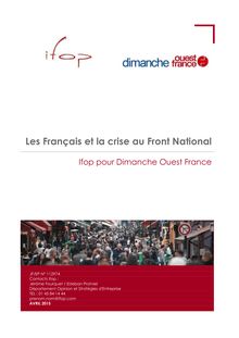 Les Français et la crise au Front national - sondage