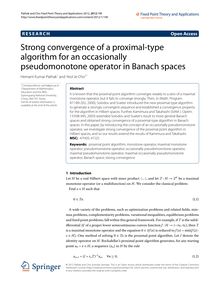 Strong convergence of a proximal-type algorithm for an occasionally pseudomonotone operator in Banach spaces
