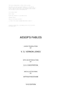 Aesop s Fables; a new translation