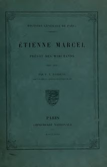 Étienne Marcel, prévôt des marchands, 1354-1358