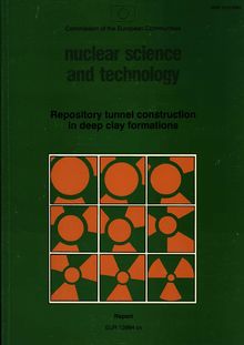 Repository tunnel construction in deep clay formations